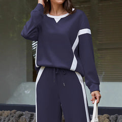 Casual Thin Korean Style Loose Student Fashion Sportswear Comfortable Two-piece Suit
