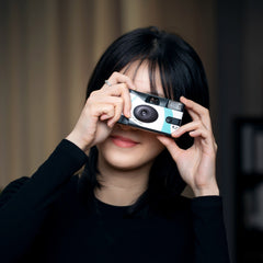 Praktica 35mm Single Use Disposable Film Camera with Flash - Blue