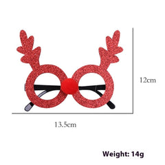 2025Golden Glasses Christmas Day Party Decoration