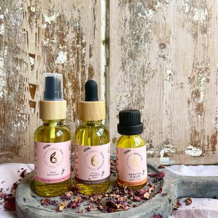 Personalised Face Care Set 30ml – Choose Your Carrier Oil, Mist & Essential Oil Blend for Skincare & Glow