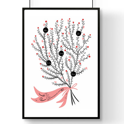 Family personalised gifts | wall art print