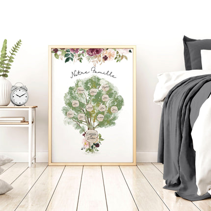 Family Tree Gift | wall art print