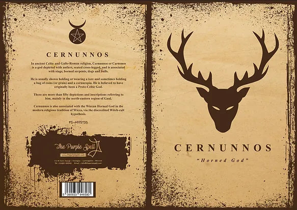 Cernunnos Symbol Greeting Card | Horned God | Pagan Birthday Card