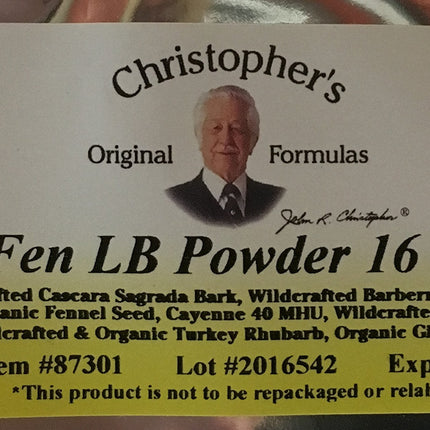 Fen Lower Bowel Powder - 16 oz by Christophers Original Formulas