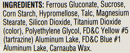 Fergon Iron Supplement – Iron Tablets, 100 Count (Pack of 3)