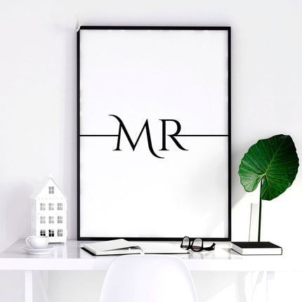 First wedding anniversary gift | set of 3 wall art prints