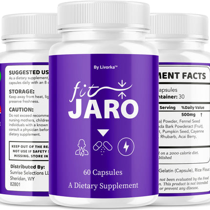 (2 Pack) FitJaro Advanced Formula – Maximum Strength Capsules & Pills, Premium All-Natural, 120 Capsules