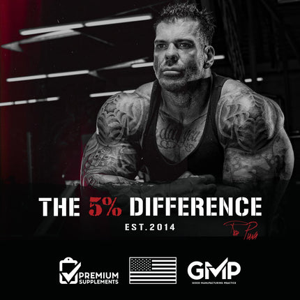 5% Nutrition Rich Piana Knocked Out Sleep Aid — 8.4 oz, 30 Servings (Hot Chocolate)