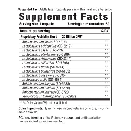 Innate Response Flora 20-14 Ultra Strength Probiotic – 20B CFU, 14 Strains