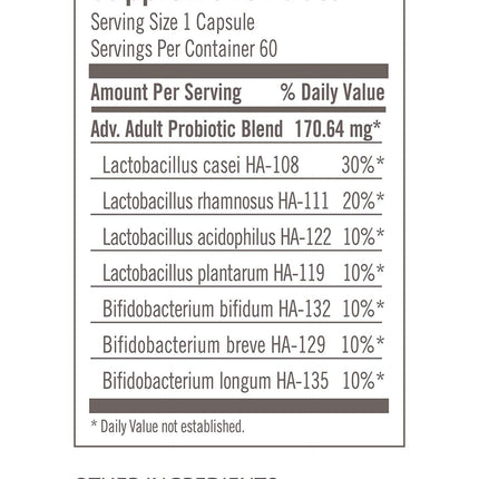 Flora Advanced Adult Probiotic – 34B CFU, 7 Senior Strains, Gluten Free