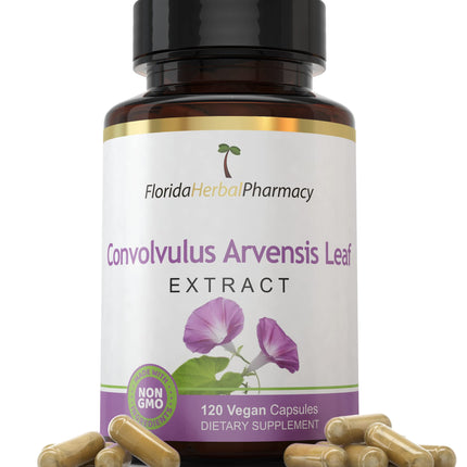 Florida Herbal Pharmacy | Convolvulus Arvensis Leaf Extract Capsules 10:1 (120 Capsules) - 500 mg per Capsule, 1000 mg Serving