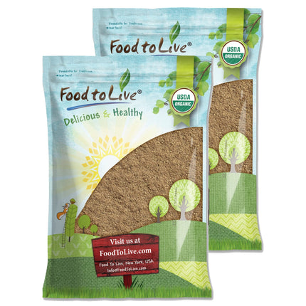 Food to Live Organic Psyllium Husk Powder, 15 Pounds – Non-GMO, Kosher, Ultra Fine, Unsweetened, Unflavored