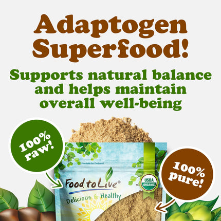 Food to Live Organic Triphala Powder – 5 lb (Amalaki, Haritaki & Bibhitaki), Non-GMO, Vegan