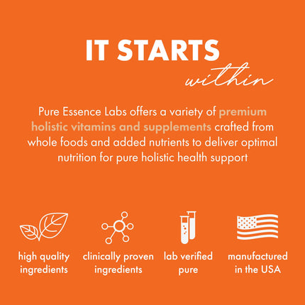 Pure Essence Candex Supplement – Yeast Overgrowth Support with Digestive Enzymes | 80 Capsules | Pure Essence Labs