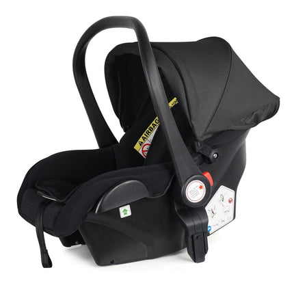 For Your Little One Cruise 3 In 1 Travel System With i-Size Car Seat - Eclipse Black (Free Cupholder / Seat Liner Included!)