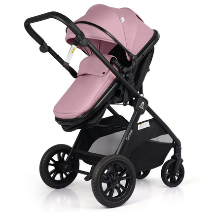 For Your Little One Cruise 3 In 1 Travel System With i-Size Car Seat - Blush Rose (Free Cupholder And Seat Liner Included!)