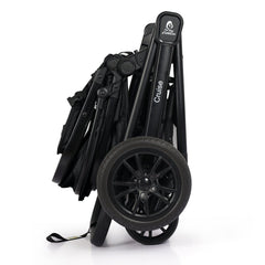 For Your Little One Cruise 3 In 1 Travel System With i-Size Car Seat - Eclipse Black (Free Cupholder / Seat Liner Included!)