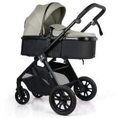 For Your Little One Cruise 3 In 1 Travel System With i-Size Car Seat - Pebble Sage (Free Cupholder And Seat Liner Included!)
