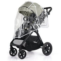 For Your Little One Cruise 3 In 1 Travel System With i-Size Car Seat - Pebble Sage (Free Cupholder And Seat Liner Included!)