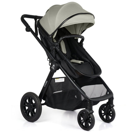 For Your Little One Cruise 3 In 1 Travel System With i-Size Car Seat - Pebble Sage (Free Cupholder And Seat Liner Included!)
