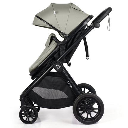 For Your Little One Cruise 3 In 1 Travel System With i-Size Car Seat - Pebble Sage (Free Cupholder And Seat Liner Included!)