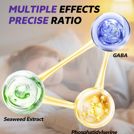 ForestCode Natural Sleep Aid for Adults — GABA & Seaweed Extract, Melatonin-Free, 60 Capsules