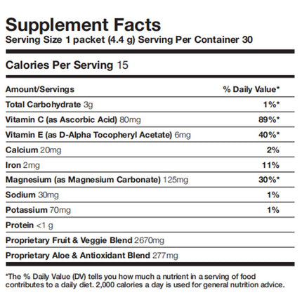 Forever Supergreens by Forever Living - 30 Packets | 20+ Greens & Superfoods