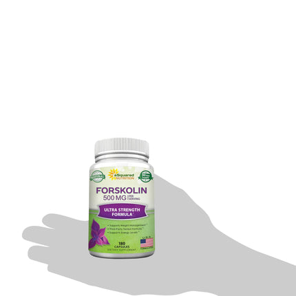 Forskolin 500mg Max Strength – 180 Capsules | aSquared Nutrition