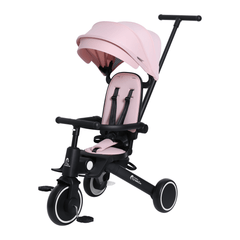 Foryourlittleone Xplor 6 in 1 Foldable Trike - Pastel Pink (10m-5y)