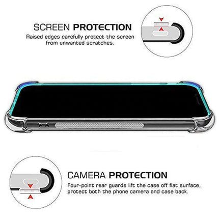 Soft TPU Clear Case With Card Slot - For Samsung S21