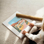Unframed / A4 8.27 x 11.69 in / 21 x 29.7 cm / Satin Photo Paper 280 gsm