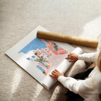 Unframed / A4 8.27 x 11.69 in / 21 x 29.7 cm / Satin Photo Paper 280 gsm