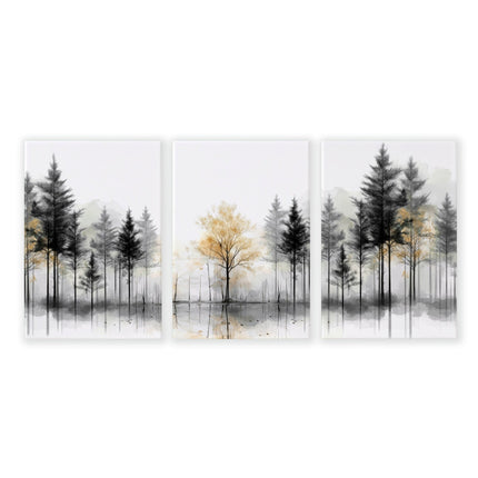 Framed Wall Art Set of 3 | Set of 3 Asian Inspired Wall art Prints