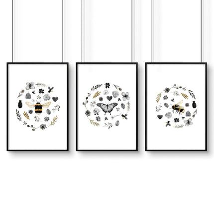 French Country Artwork | Set of 3 Framed Wall Art Prints