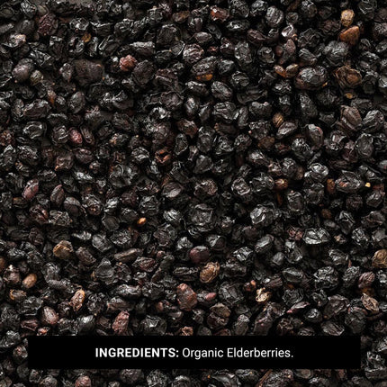 Frontier Co-op Organic Dried Elderberries, European Whole — Non-GMO, Kosher, 16 oz (Pack of 2)