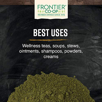 Frontier Co-op Organic Ground Stinging Nettle Leaf 1lb | Organic Nettle Leaf for Teas & Cooking