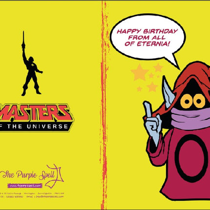 Orko Birthday Card | He-Man | Greeting Card | Retro Birthday Card