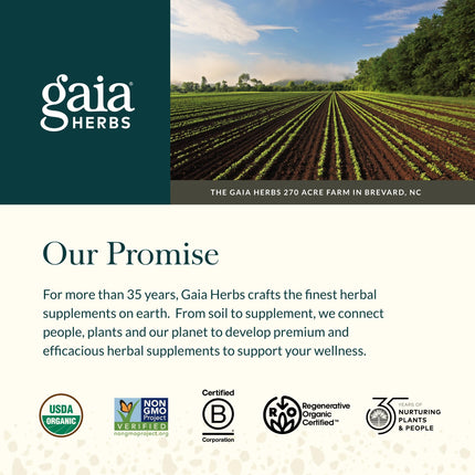 Gaia Herbs Emotional Balance - Stress Support - 60 Vegan Liquid Phyto-Capsules