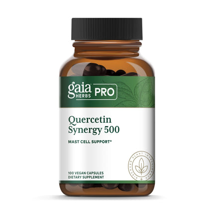 GAIA Herbs PRO Quercetin Synergy 500 – Immune & Cell Health, 100 Capsules