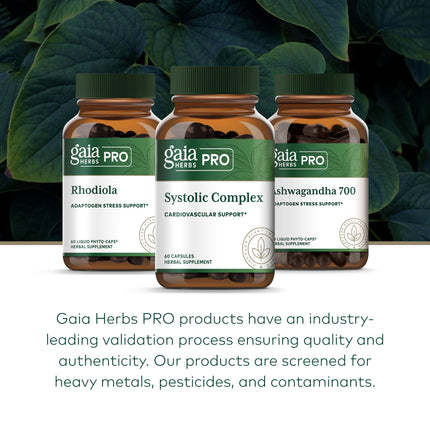 Gaia Herbs PRO Systolic Complex – Cardiovascular Support Supplement* (60 Capsules)