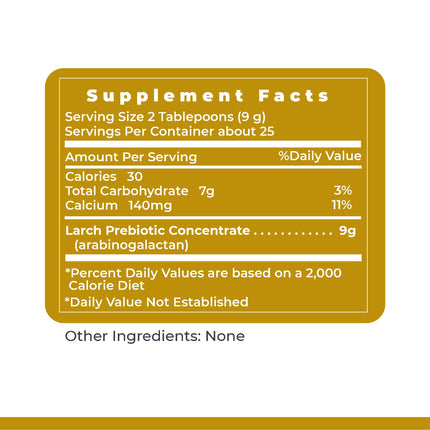 Premier Research Labs Galactan - Larch Arabinogalactan Powder, Prebiotic Fiber 8 oz