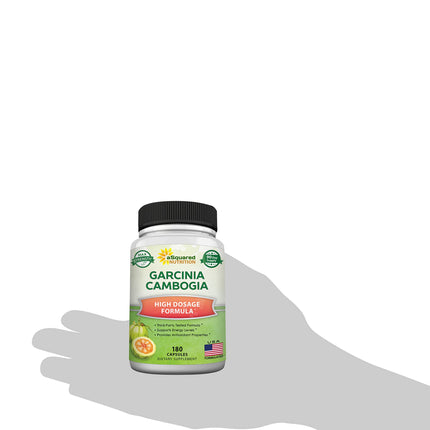 aSquared Garcinia Cambogia 1600mg – 180 Capsules | Ultra HCA