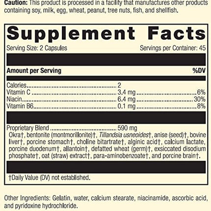 Gastrex by Standard Process - Digestion Support, GI Cleansing, 90 Capsules