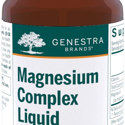 Genestra Brands Magnesium Complex Liquid | Three Organic Magnesium Sources | 15.2 fl oz