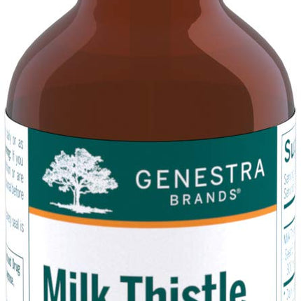 Genestra Milk Thistle Tincture | Liver Support Herbal Supplement | 2 fl oz