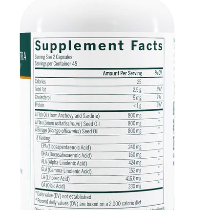 Genestra Brands Multi EFA Capsules | Unique Blend of Fish, Flax, and Borage Seed Oils | 90 Softgel Capsules