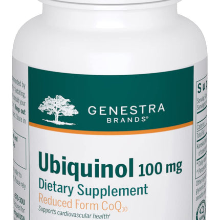 Genestra Brands Ubiquinol 100mg - Antioxidant Support - 30 Capsules