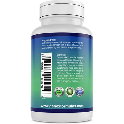 Genex Formulas Nicotinamide 500mg (3-Pack) | Flush-Free Niacinamide for Skin Health & Energy