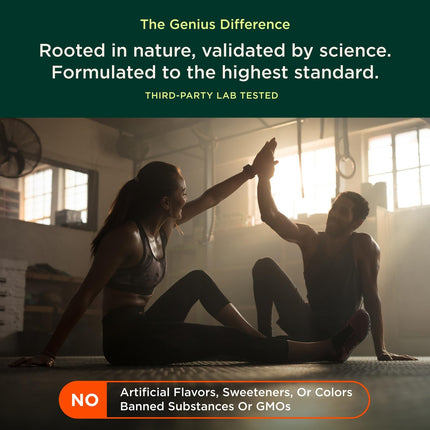 Genius Heart - Daily Heart Support Supplement | Vegan, Non-GMO, Gluten-Free | 60 Veggie Pills