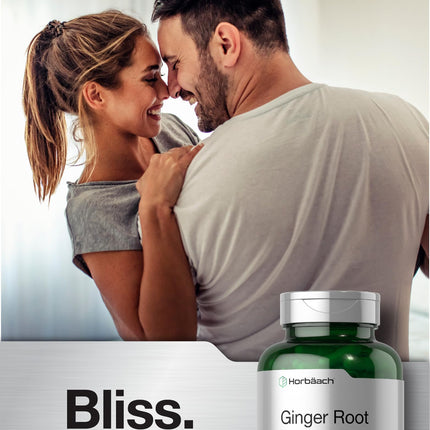 Horbäach Ginger Root Capsules 1500 mg | 150 Pills | Non-GMO, Gluten Free | Ginger Root Extract (Pack of 2)